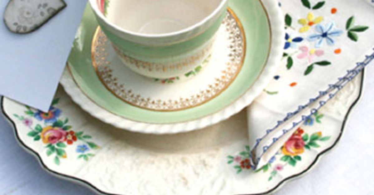 Vintage China for Rent Weddingbells