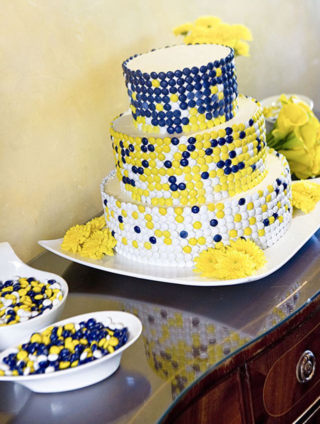 Fabulous Candy-Covered Wedding Cakes