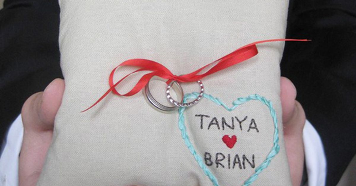 28 Unique Ring Pillows Weddingbells