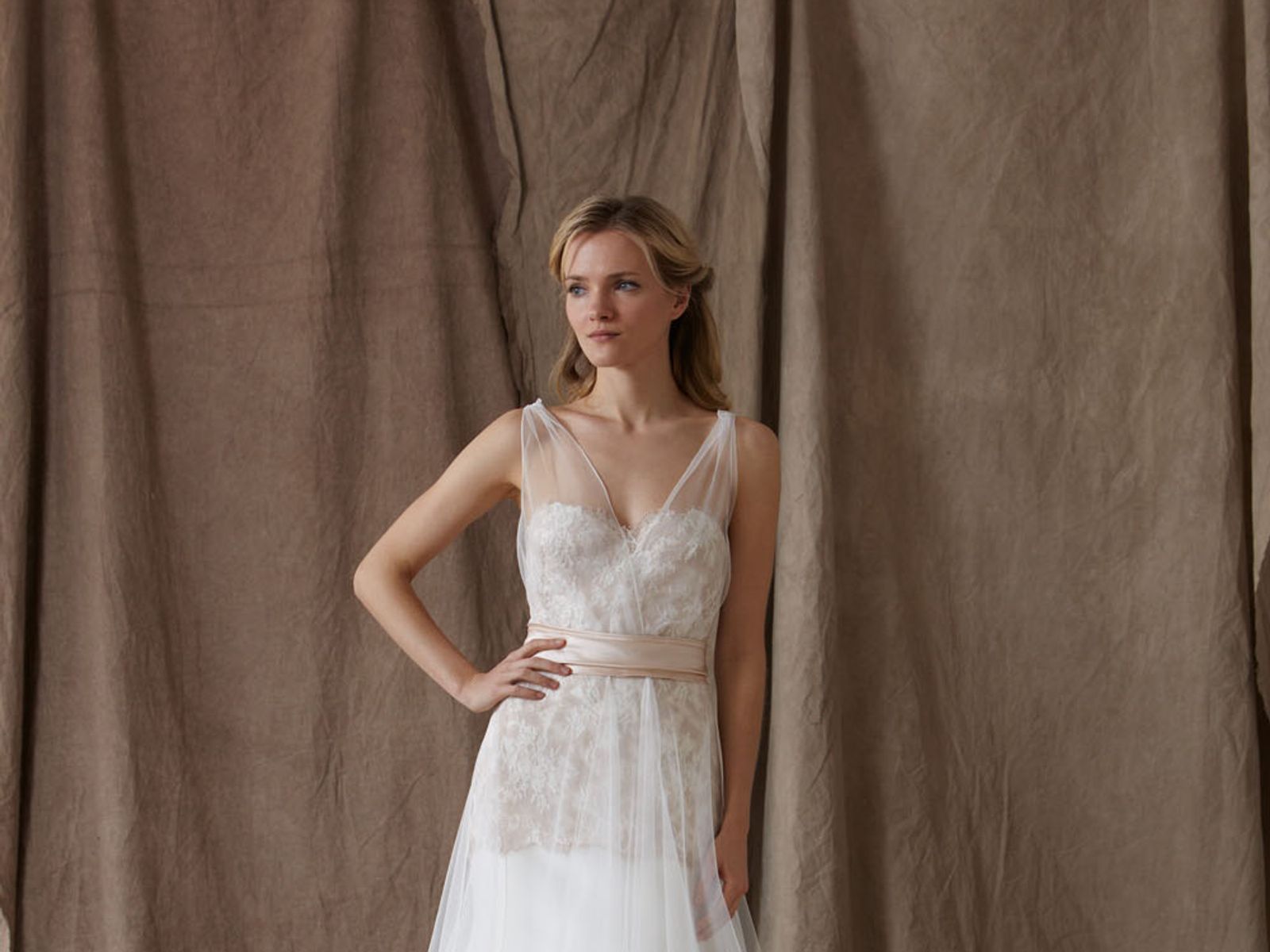princess polly baby blue dress Lela Rose Spring 2014 Wedding Dresses