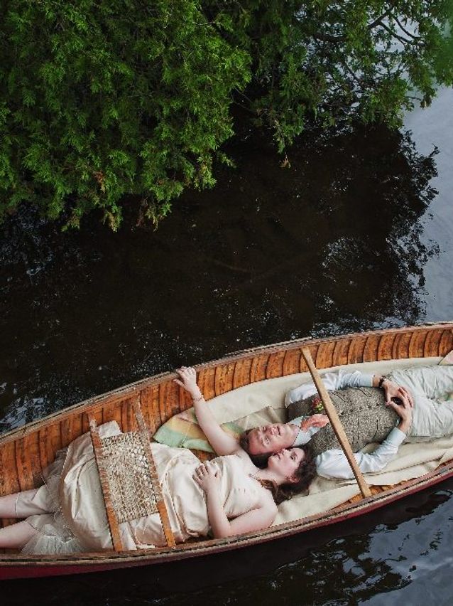 An Eco-Friendly, DIY Wedding in Quebec's Laurentian Mountains