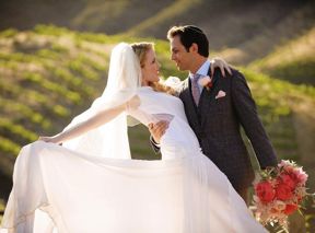 A Colourful Vineyard Wedding In Malibu