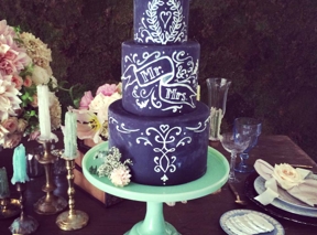 These Chalkboard Wedding Cakes Are About To Blow Your Mind