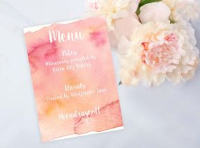 Everything You Need To Pull Off A Beautiful Watercolour Wedding