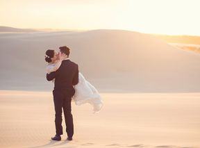 The Most Romantic Wedding-Day Kisses
