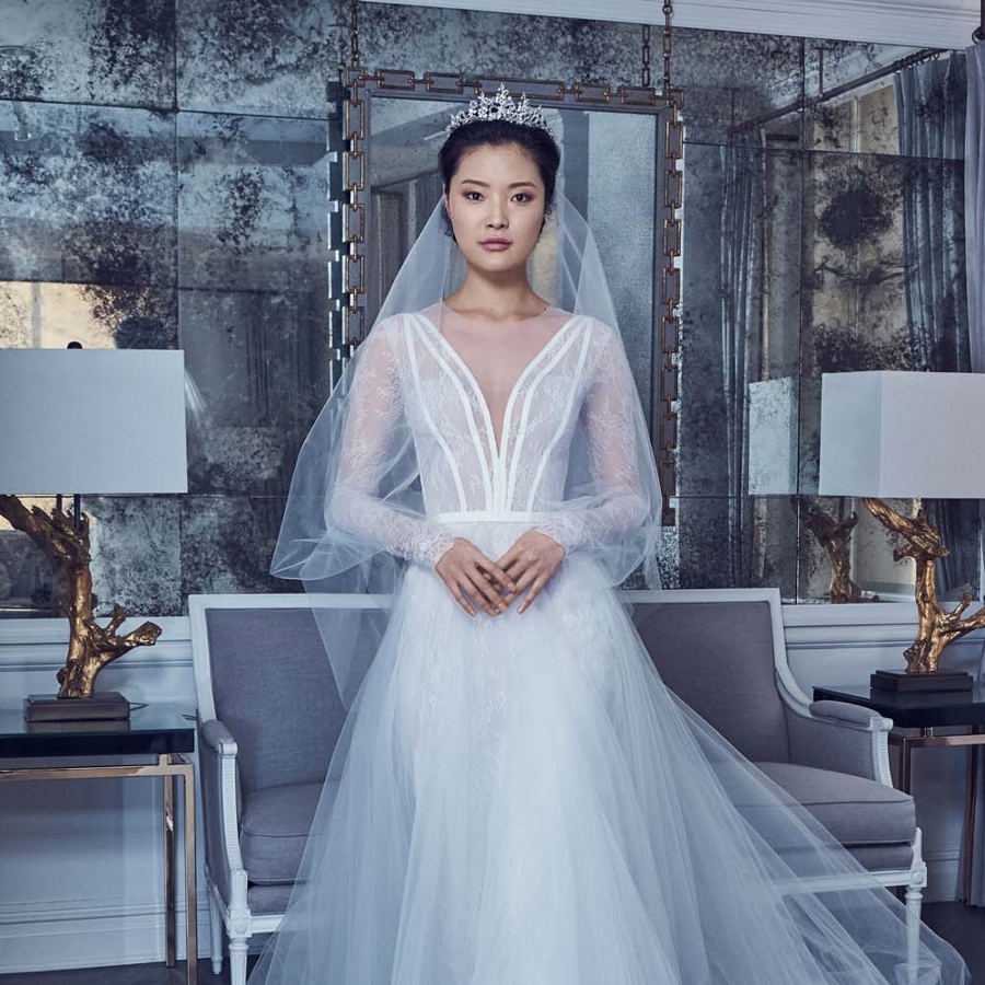 chinese dress ladies Used Romona Keveza Ramona Keveza Gown Wedding Dress