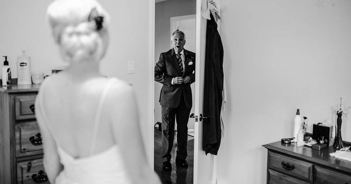 These Sweet Wedding Day Moments Will Make You TearyEyed Weddingbells