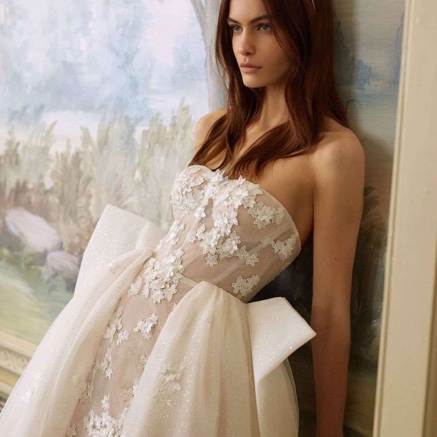 fall 2021 dress Bohemian Two Pieces Wedding Dresses 2020 Lace Top Short Sleeve Jewel N –  TANYA BRIDAL