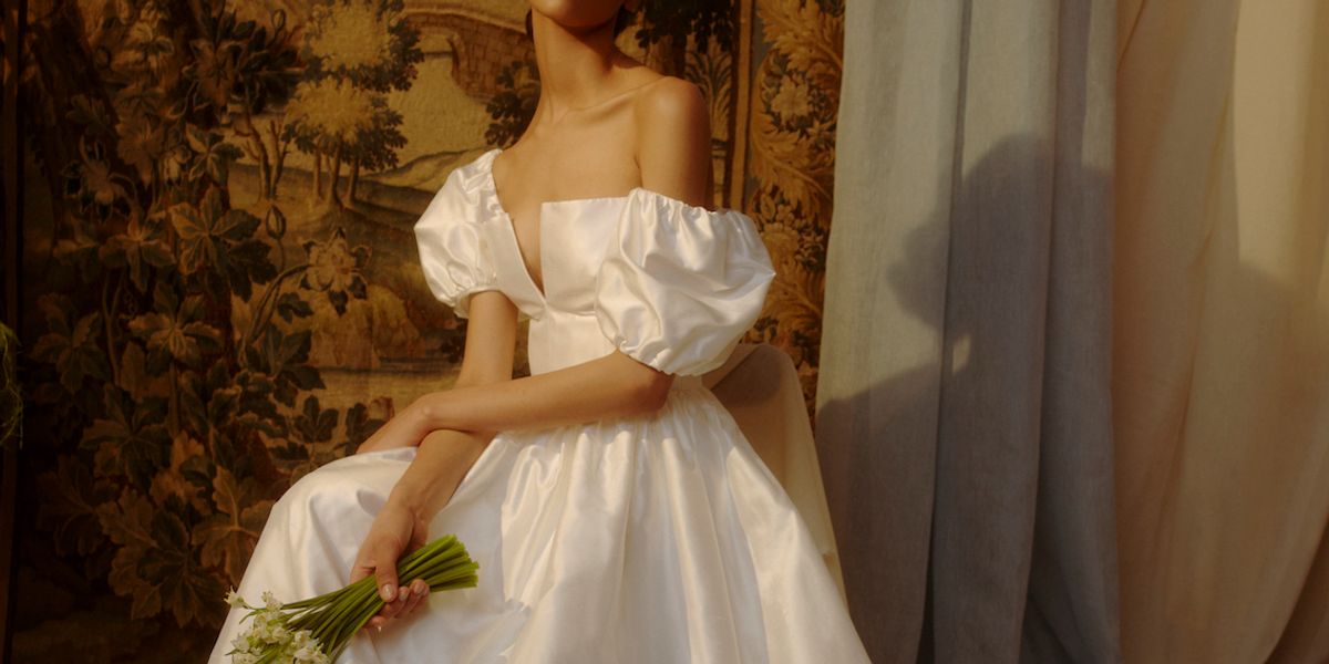 markarian silk wedding dress Enchanting Elegance: Markarian Spring Summer 2023 Bridal